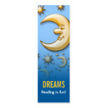 Dreaming moon - Reading is fun! bookmark Business Card