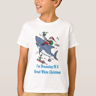 shark christmas t shirt