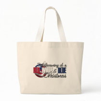 Dreaming of a Red, White and Blue Christmas Bag