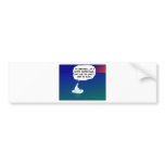 DREAMING OF A WHITE CHRISTMAS BUMPER STICKERS