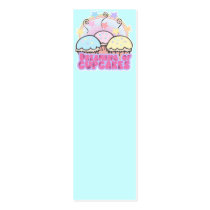 dreaming of cupcakes bookmark business cards by cupcakewear dreaming of cupcakes bookmark business cards
