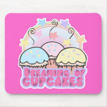 dreaming of cupcakes mousepads