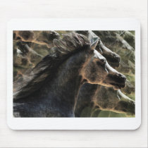 Dreaming of horses mouse pad