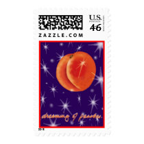 Dreaming of Peaches Custom Postage (Med) postage
