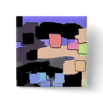 "Dreaming of Sky" Geometric Art buttons