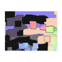 "Dreaming of Sky" Geometric Art postcards