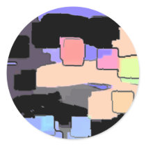 "Dreaming of Sky" Geometric Art stickers