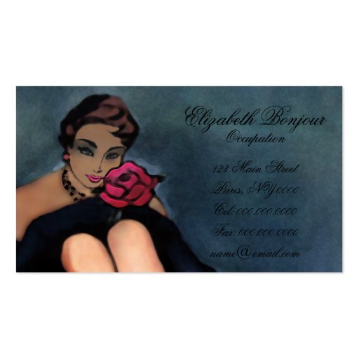 Dreaming of You ~ Business Card (back side)