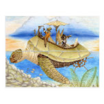 Dreaming on Aquamarine Tides postcard