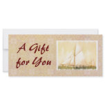 Dreaming Sails Gift Certificate template Rack Card