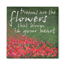 Dreams are the flowers magnets