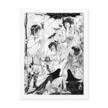 Dreams, Aubrey Beardsley Post Card