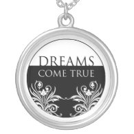 Dreams Come True - 3 Word Quote Necklace