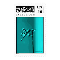 Dreams in a Turquoise Abyss Stamp