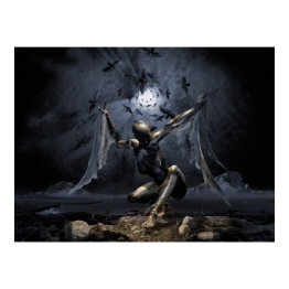 Dreams of flying, surreal art print