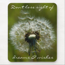 Dreams & Wishes Dandelion Mousepad mousepads