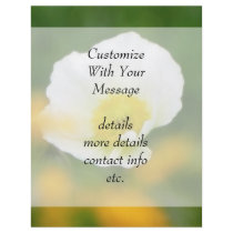 Dreamscape - Iceland Poppy Flyer Design
