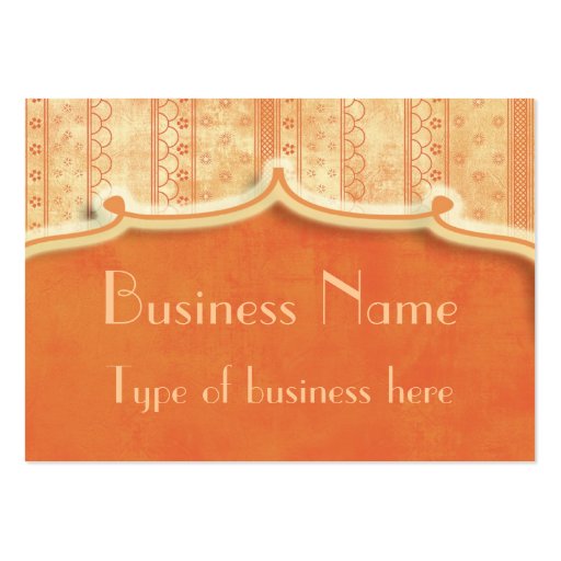 Dreamsicle Notion Business Card (front side)
