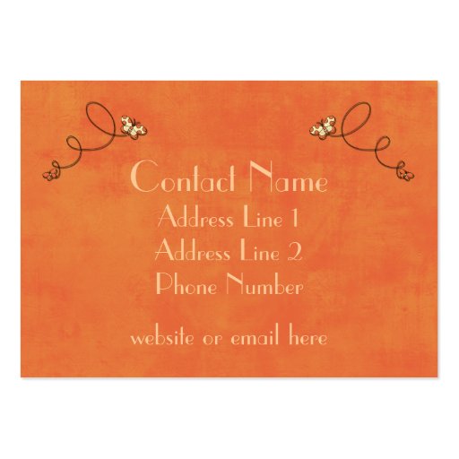 Dreamsicle Notion Business Card (back side)