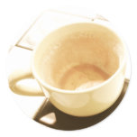 Dreamt Coffee Round Stickers