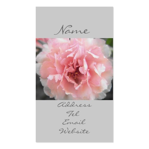 Dreamy Blooms Business Cards (front side)