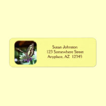 Dreamy Butterfly Insect Address Label labels