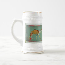 Dreamy Camel Monogram Stein Coffee Mugs