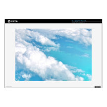 Dreamy Cloud above the caribbeans Laptop Decal