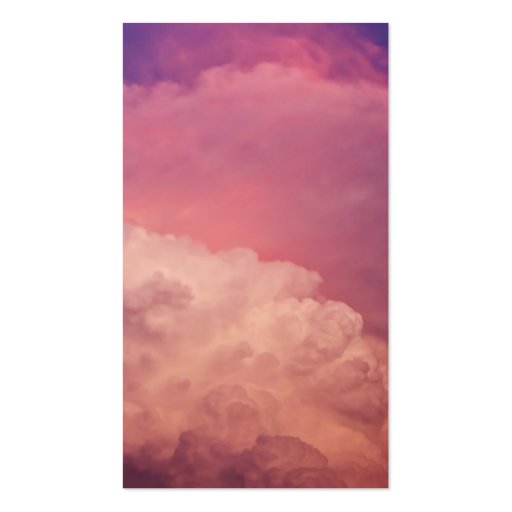 Dreamy Cloud Creative Consultant Business Card (front side)