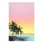 dreamy desert Island Stationery