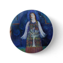 Dreamy  Ethereal Angel Pinback Button