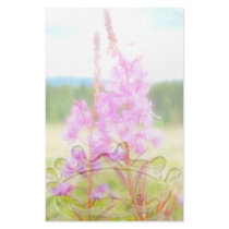 Dreamy Fireweed; No Text Stationery Paper