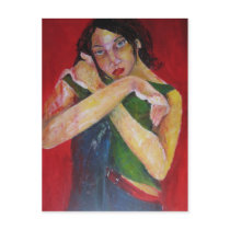 DREAMY GIRL postcards by BrigitteHintner DREAMY GIRL postcards