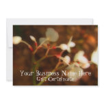 Dreamy Jungle Flowers; Gift Certificate Personalized Invitations
