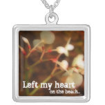 Dreamy Jungle Flowers; Mexico Souvenir Personalized Necklace