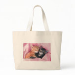 dreamy kittens tote bag