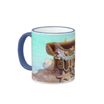 DREAMY MERMAID by SHARON SHARPE Coffee Mugs