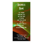 Dreamy Orange and Green Sweep Rack Card