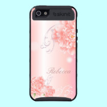 dreamy romantic vintage pink Paeonia floral skinit case