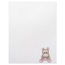 dreamy striped hippo letterhead
