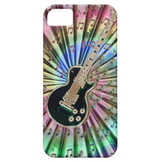 Dreamy Tie-Dye Guitar iPhone 5 Case
