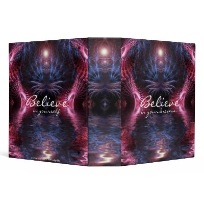 Believe Dream Temple Fractal Binder binder