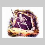 Dreary Old King Death postcard postcards