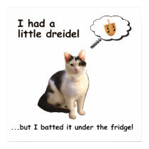 Dreidel Cat posters
