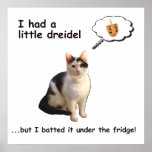 Dreidel Cat posters