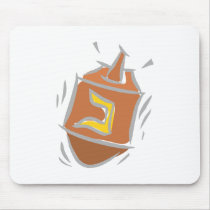 Dreidel Nun mousepads