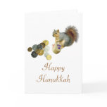Dreidel Squirrel Card cards