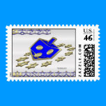 Dreidel Stars Postage Stamp stamps