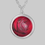 DRENCHED BEAUTY - RED ROSE necklaces