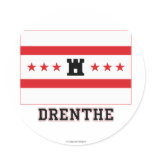 Drenthe Flag with name stickers